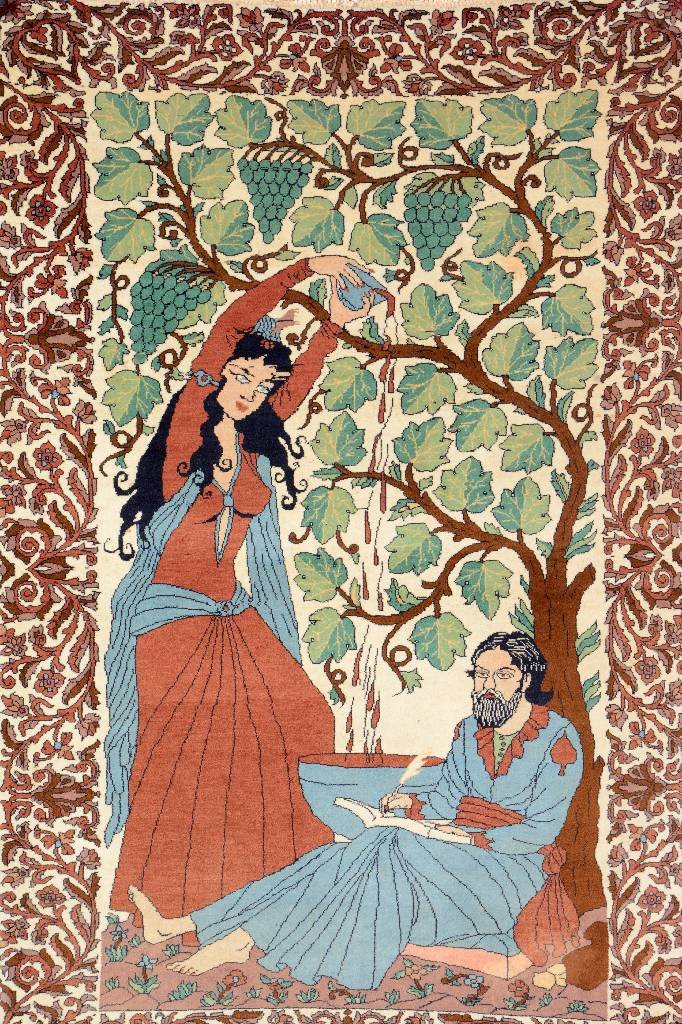 Lahore, India, 50 years old, wool/cotton, approx. 154 x (1 of 1)