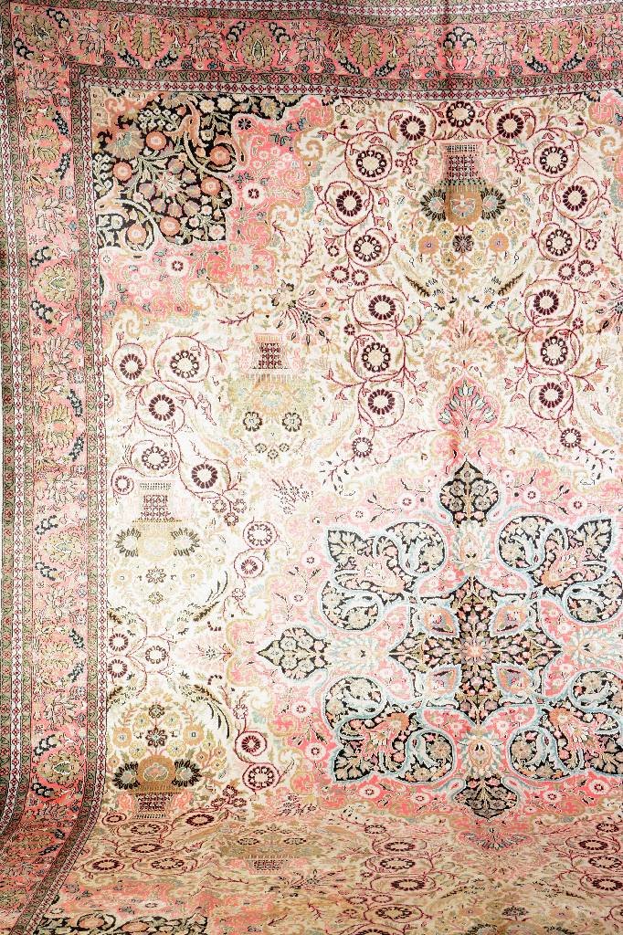 Silk Kashmir, China, 10 years old, silk/cotton, approx (1 of 1)