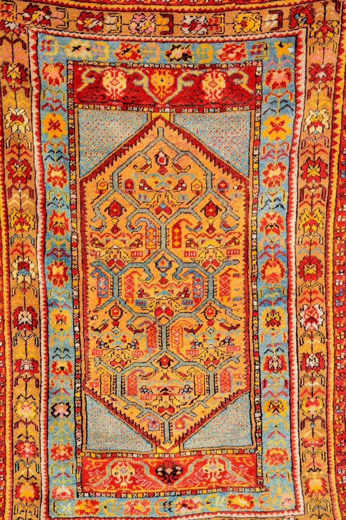 Kirsehir, Turkey, circa 1930, wool/wool, approx. 160 x (1 of 1)