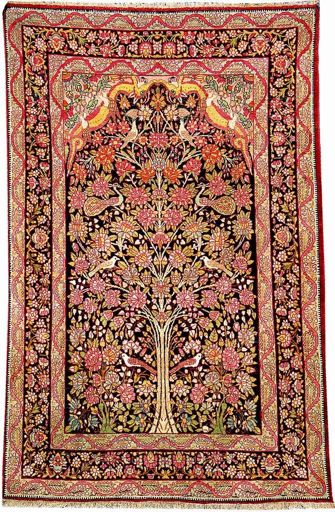 Kirman Ravar 'Tree Of Life', South Persia, circa 1900 (1 of 8)