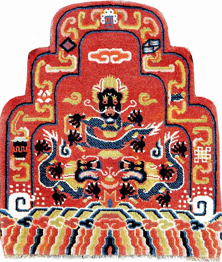 Tibetan 'Seat-Mat' (Dragon), Tibetan, circa 1930 (1 of 5)