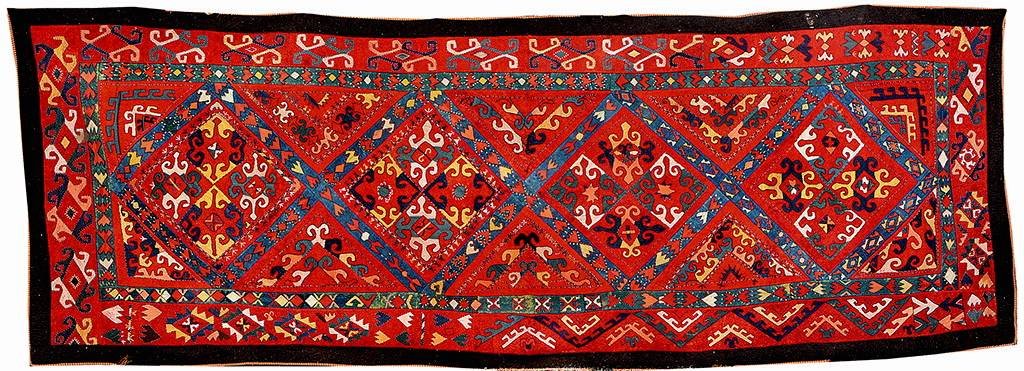 Lakai 'Felt-Rug/Embroidery', Uzbekistan Central Asia (1 of 6)