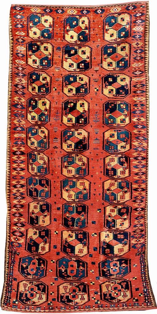 Uzbek 'Main-Carpet', Uzbekistan Central Asia, 19th ct. (1 of 7)
