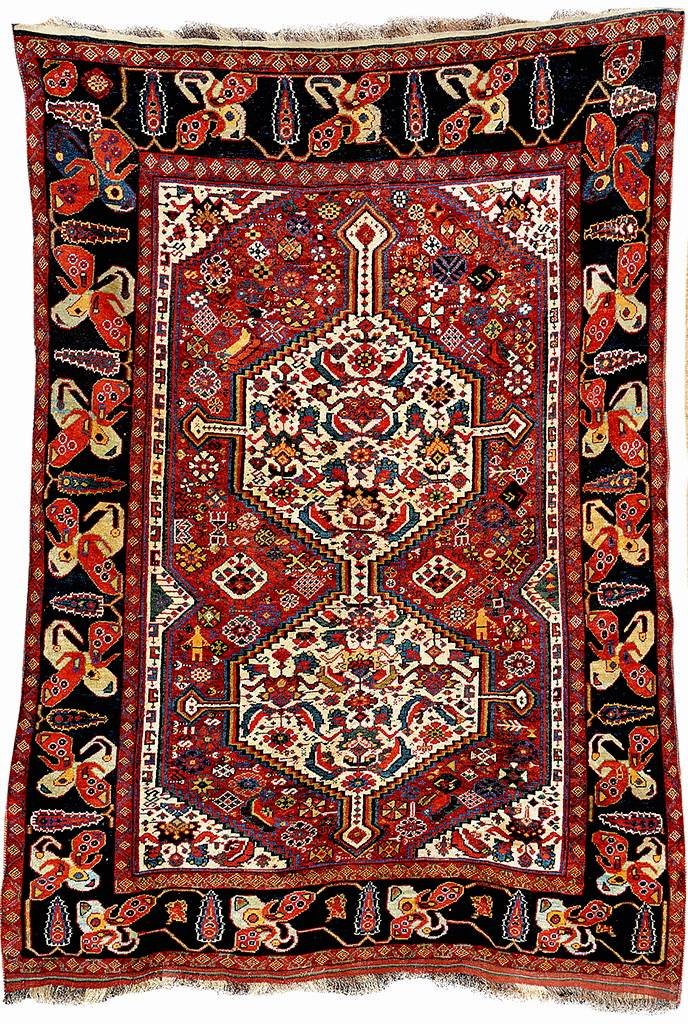 'Mother-Daughter Boteh' Khamseh, South Persia Fars-Area (1 of 7)