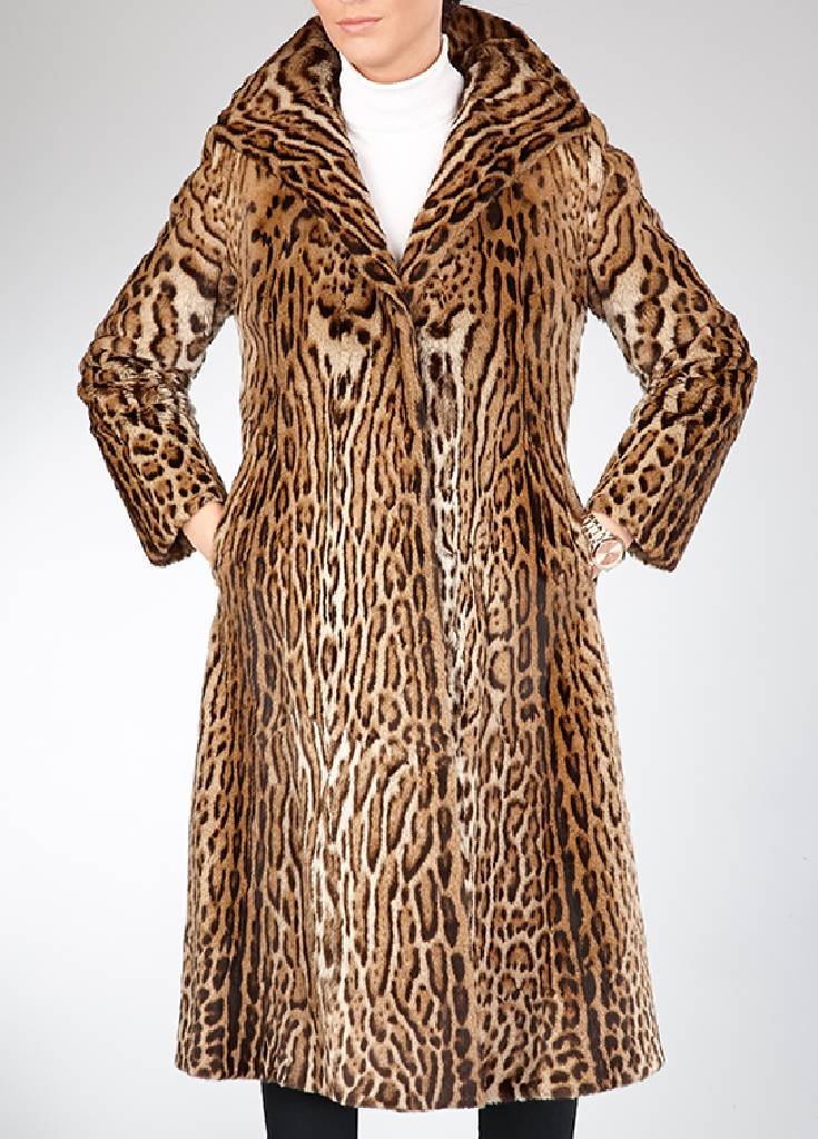 Ocelotcoat, size approx. 42 (1 of 2)