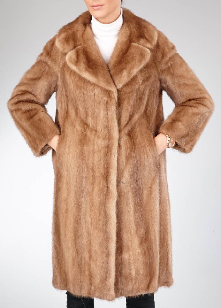 Mink coat, size approx. 40/42 (1 of 2)