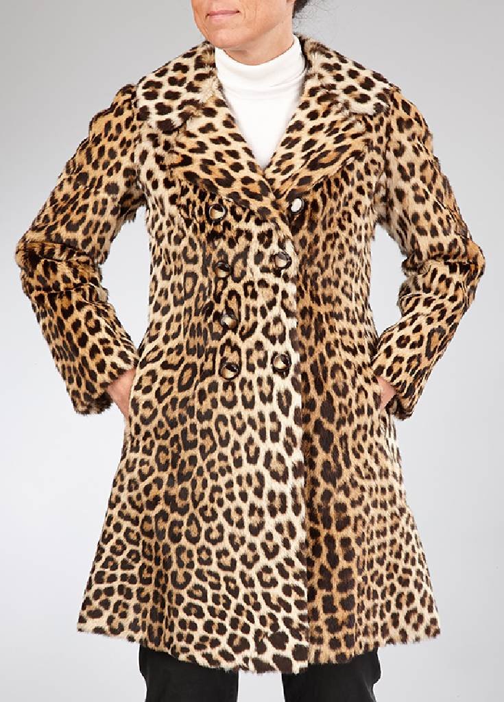 Leopard-coat, size approx. 34/36 (1 of 2)