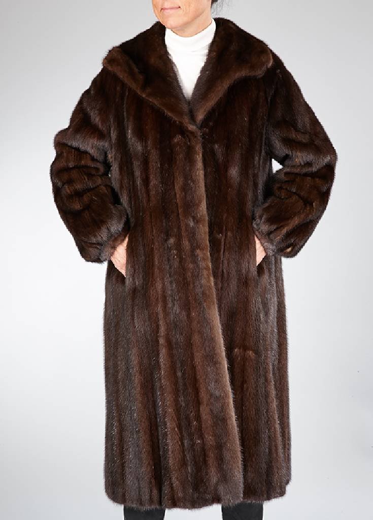 Mink coat, size approx. 40 (1 of 2)