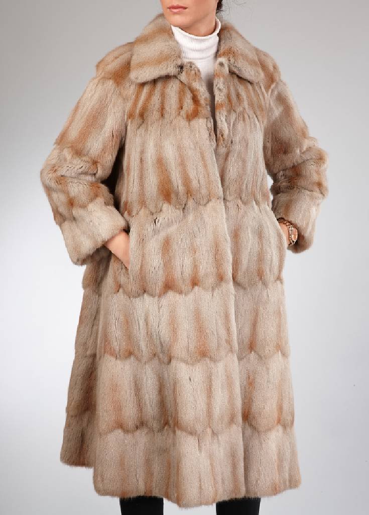 Sibirian squirrel-coat, size approx. 34/36 (1 of 2)