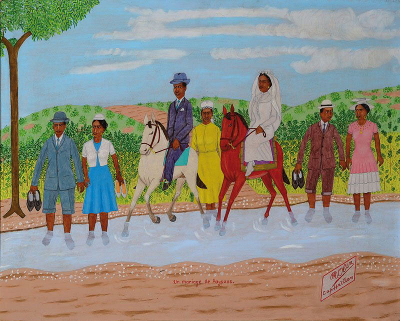 Philomé Obin, 1892-1986, oil on cardboard (1 of 1)