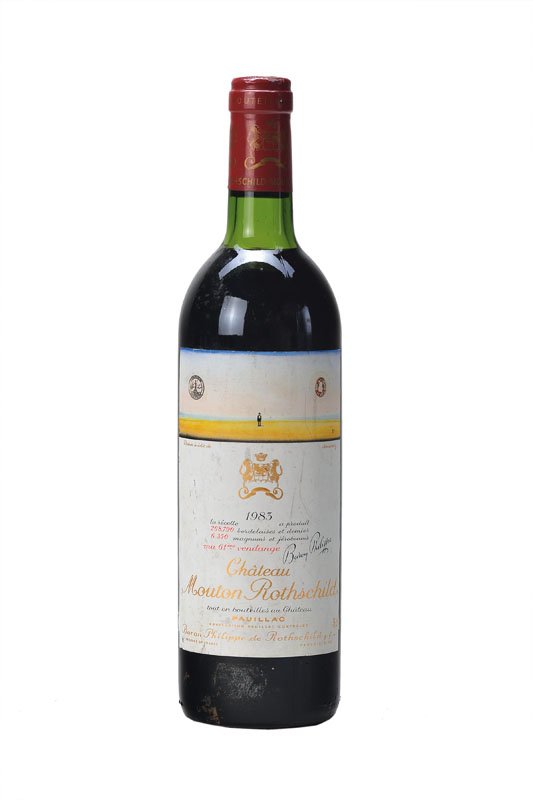 1 bottle of 1983 Chateau Mouton Rothschild, Pauillac (1 of 1)