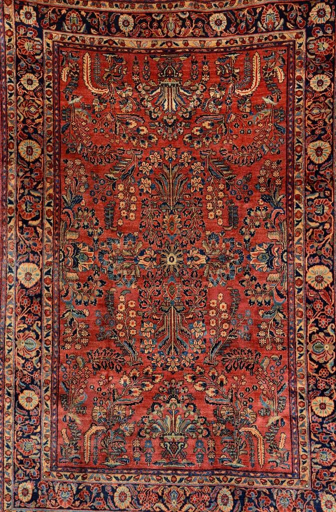 US Saruk, Persia, circa 1900, wool/cotton, approx. 276 (1 of 1)