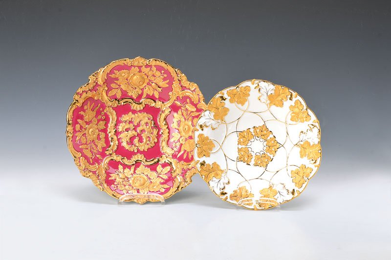 two pompous plate, Meissen, 1930s (1 of 1)