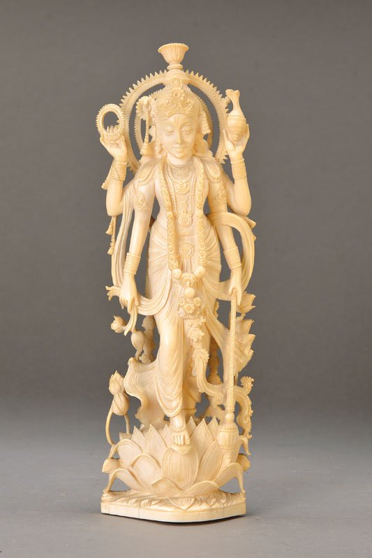 ivory carving, India, around 1900, (1 of 1)