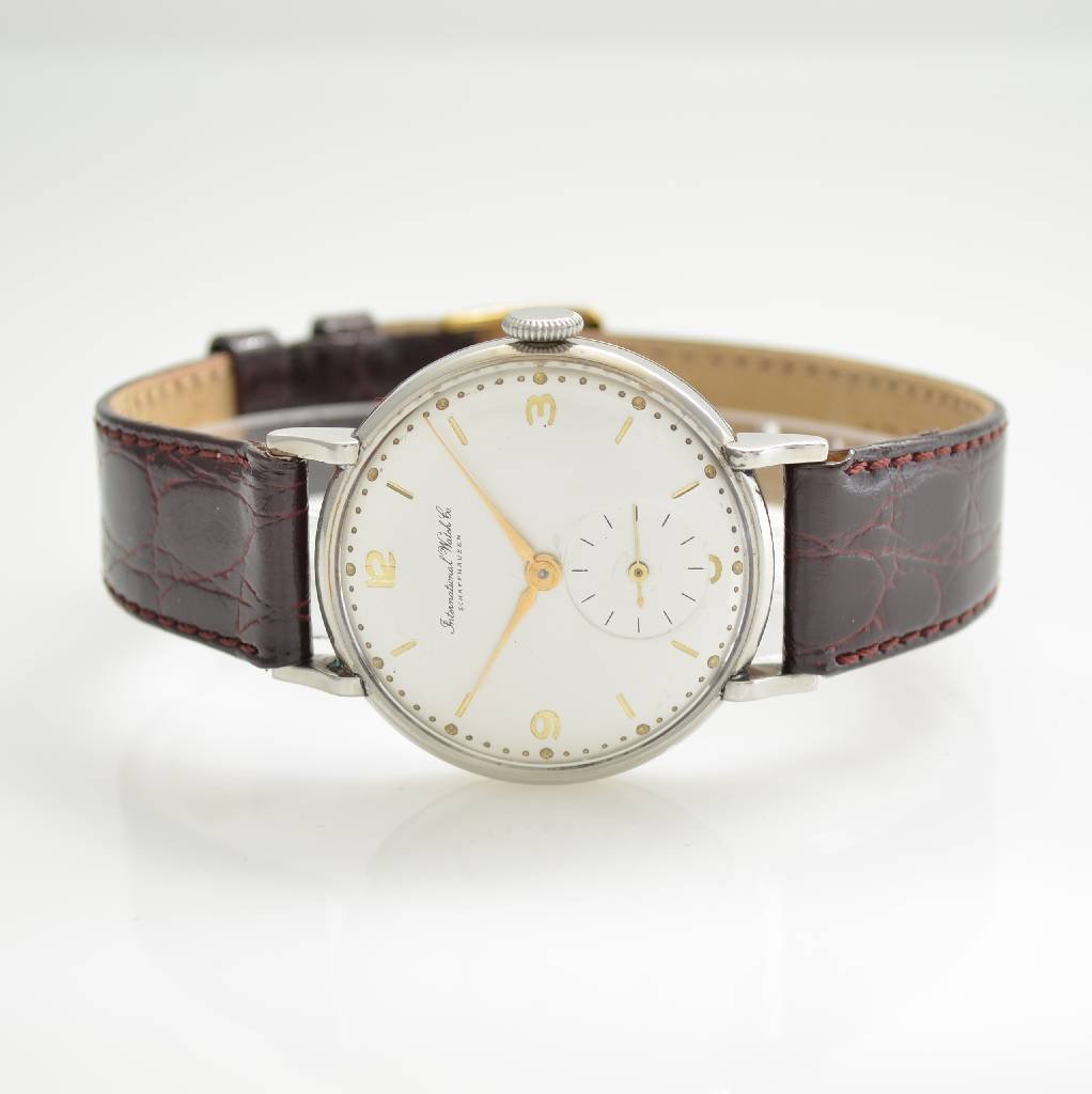 IWC wristwatch in stainless steel (1 of 5)