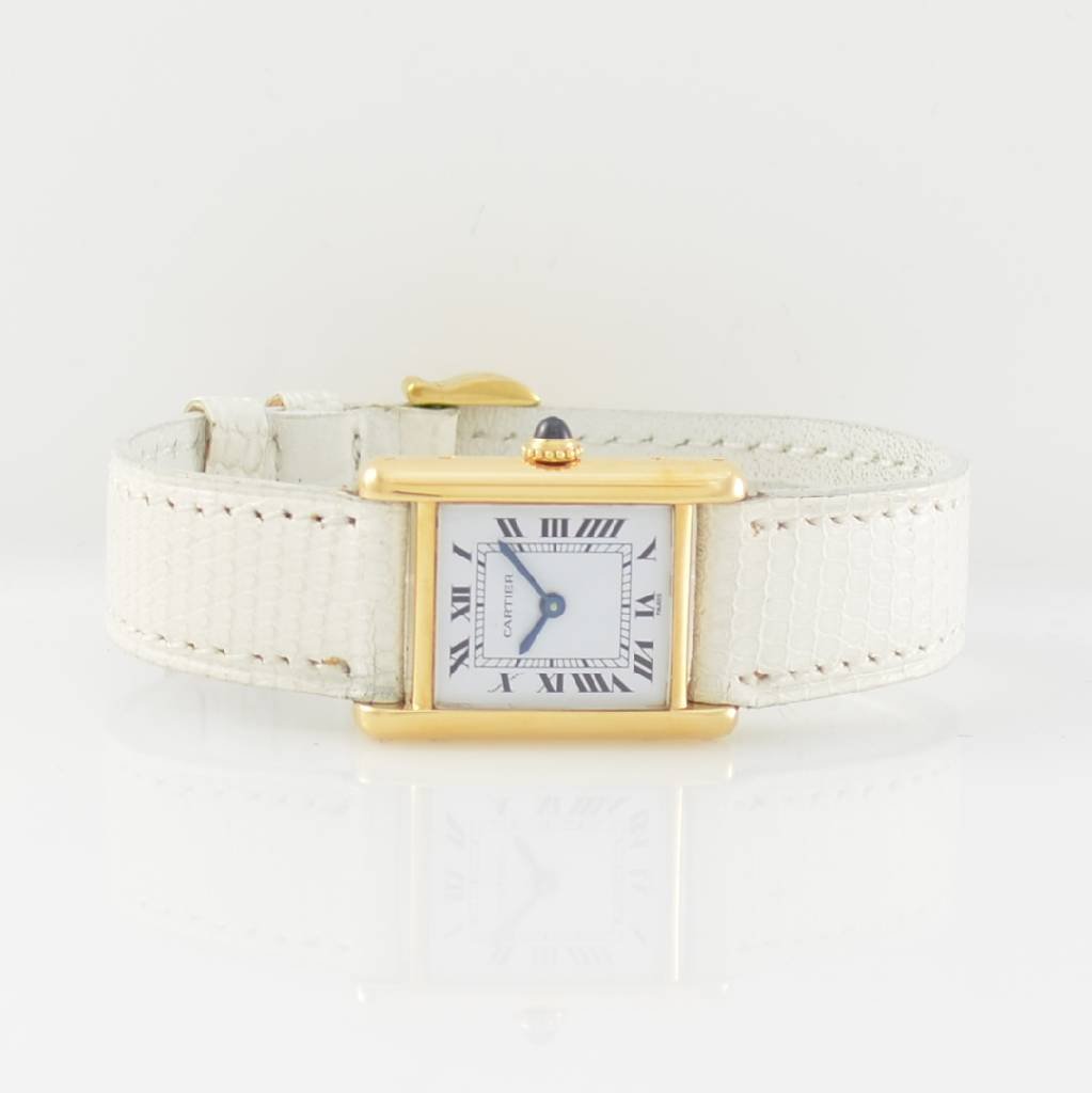 CARTIER Paris 18k yellow gold ladies wristwatch