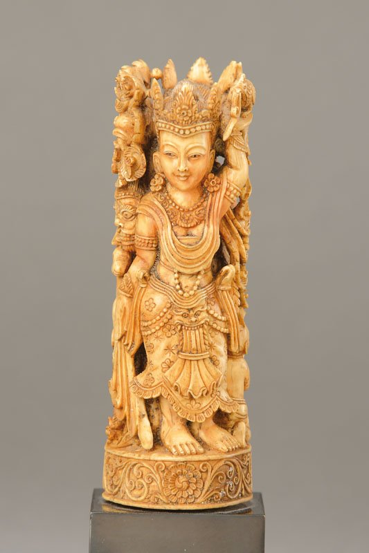ivory sculpture, Nepal, 19.th C. (1 of 2)