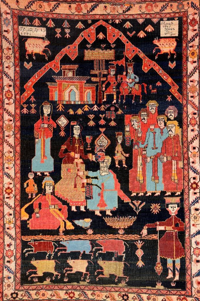 Malayer 'Pictorial' Khan-Rug, (1 of 1)
