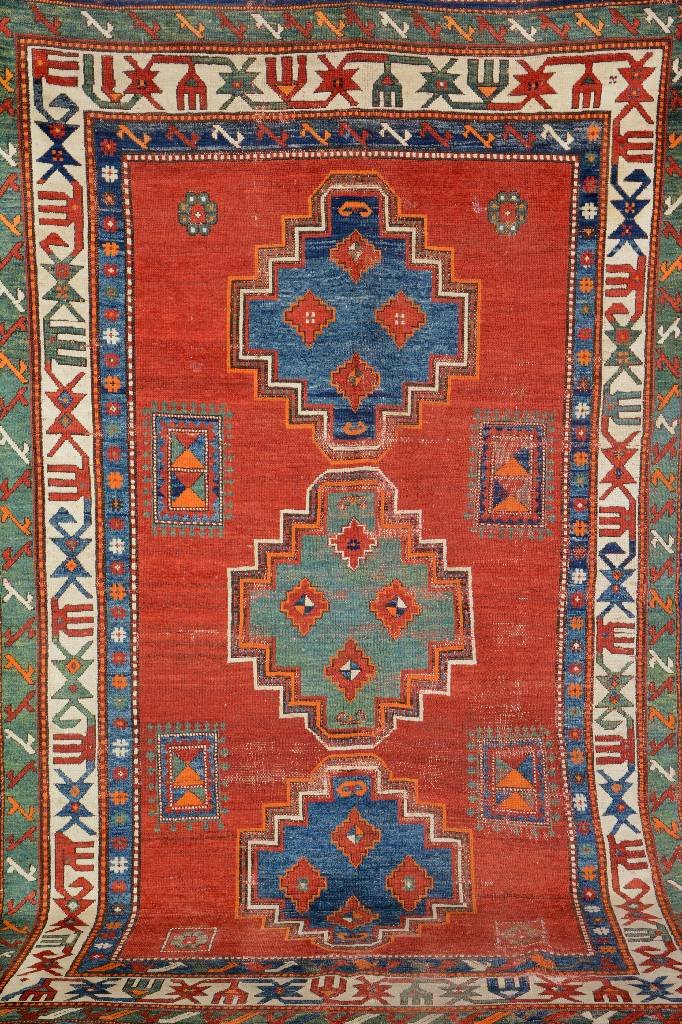 Three Medallion Kazak, (1 of 1)