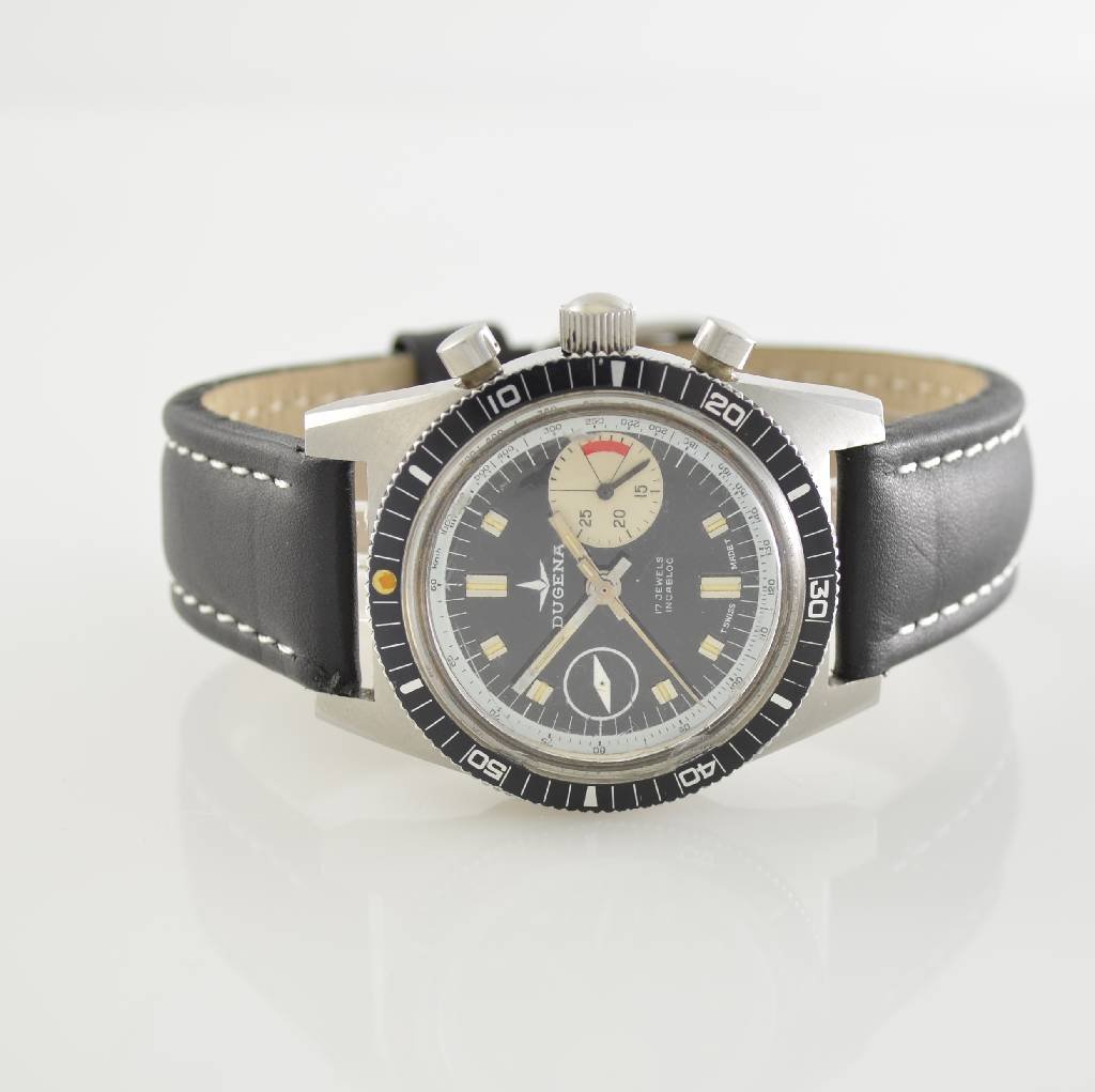 DUGENA vintage chronograph, Switzerland around 1970 (1 of 8)