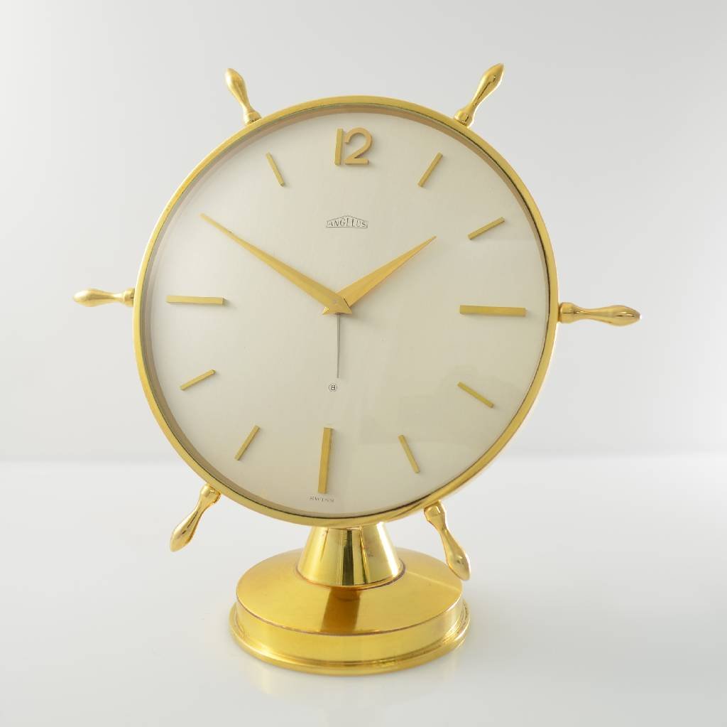 ANGELUS table alarm clock with 8-days movement (1 of 6)