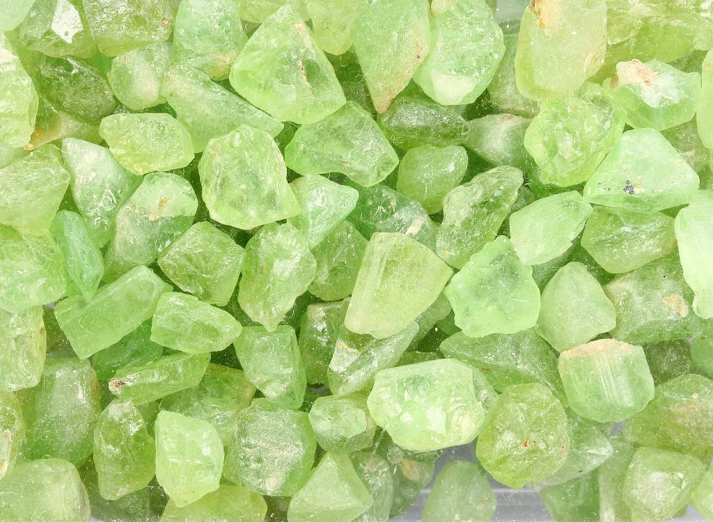 Lot loose peridot rough stones (1 of 1)