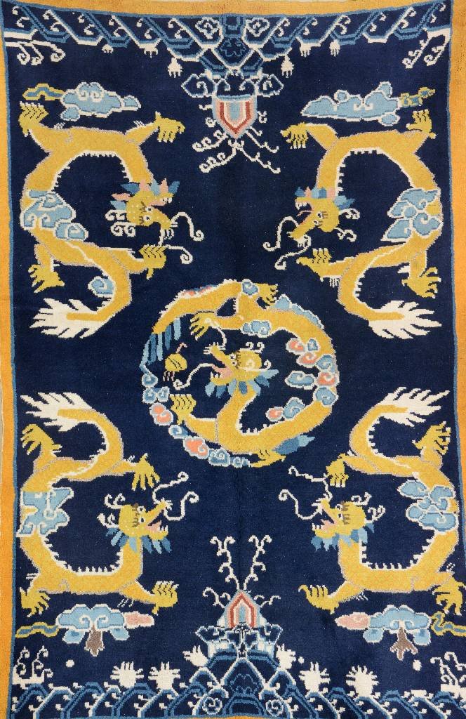 Mongolian 'Five Dragon-Rug', (1 of 1)
