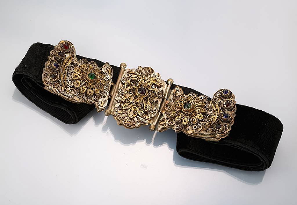 Belt with rhine stones, Balkans/Ottoman (1 of 1)