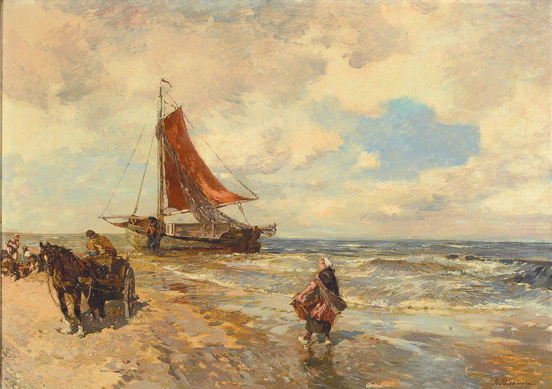 Gregor von Bochmann: Gregor von Bochmann, 1850 Gut Nesat / Estonia 1930 Hösel near Dusseldorf, childhood in Estonia, 1868 Scholarship to study at the academy in Düsseldorf under Oswald Achenbach, numerous study trips to