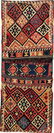 Metal-Thread Shahsavan-Kilim 'Bag',