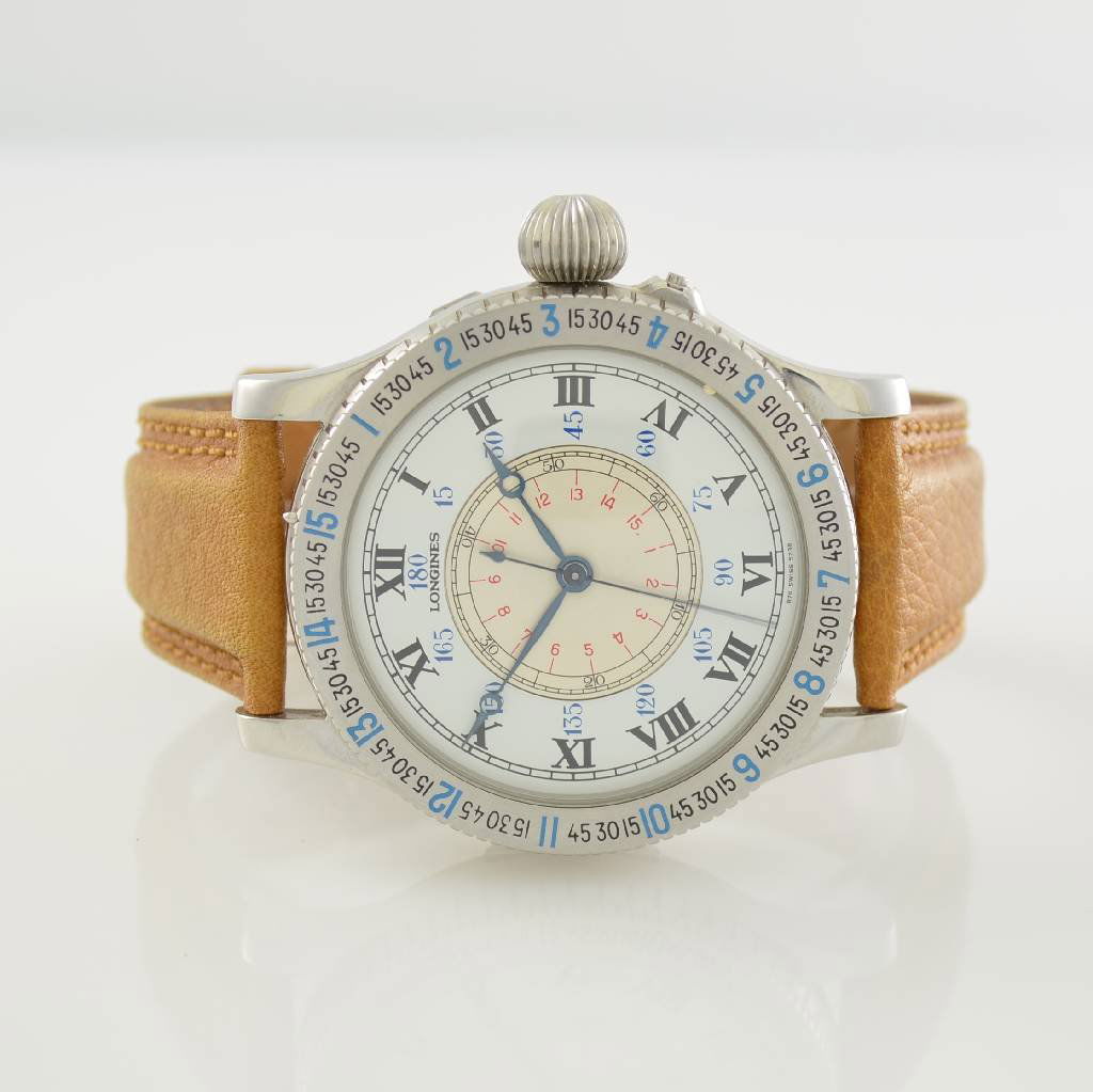 LONGINES rare gents wristwatch 'Hour Angle Watch' (1 of 10)
