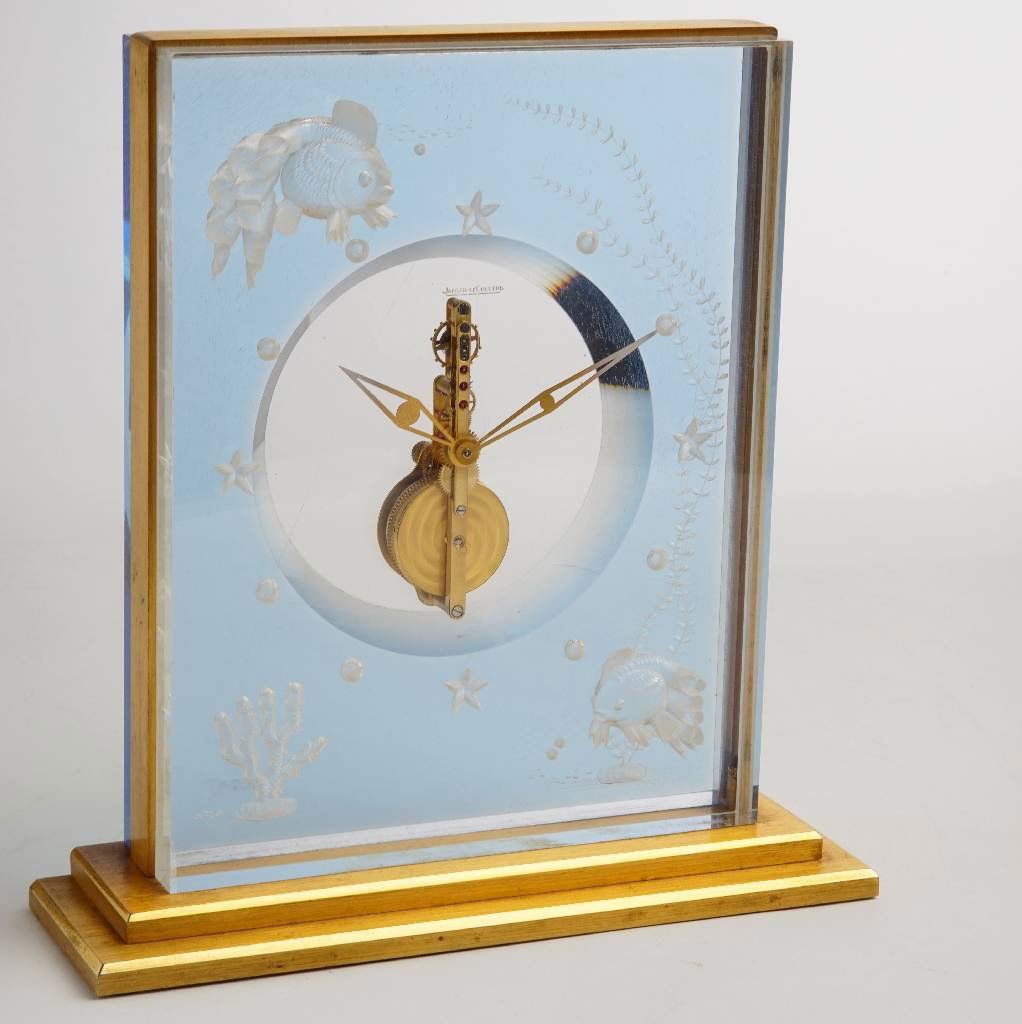 Jaeger-LeCoultre table clock model Aquarium (1 of 1)