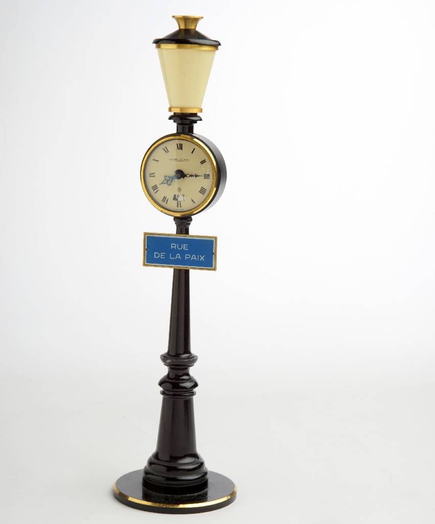 Jaeger-LeCoultre table clock in form of a street lamp (1 of 1)