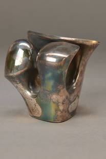 object d'art, Lapponia: object d'art, Lapponia, Poul Havgaard, 1981, 925 Silver, numbered 20/25 and signed, 7x8 cm
