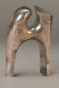 object d'art Lapponia: object d'art Lapponia, Poul Havgaard, 1982, 925 silver, numbered 25/25 and signed, 11x7x3 cm