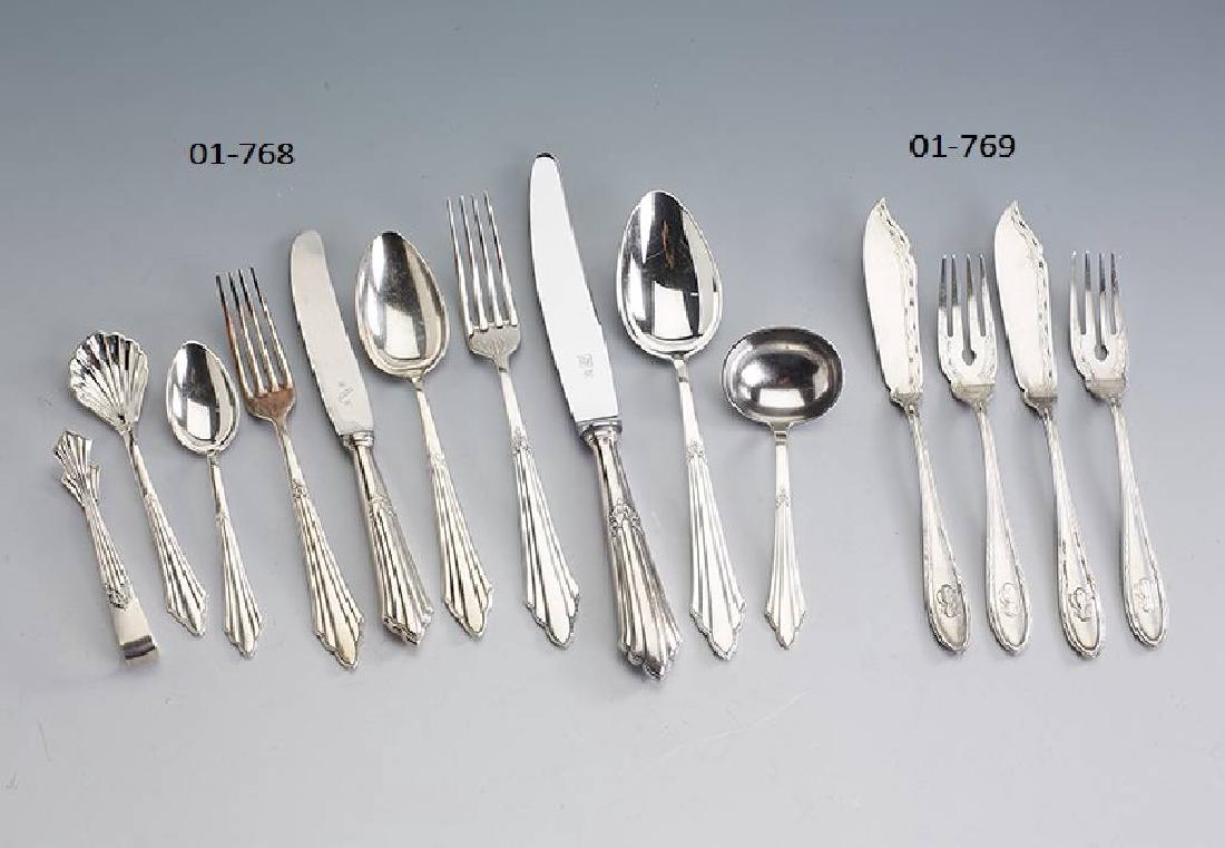 12-piece fish table service, 800 silver (1 of 1)