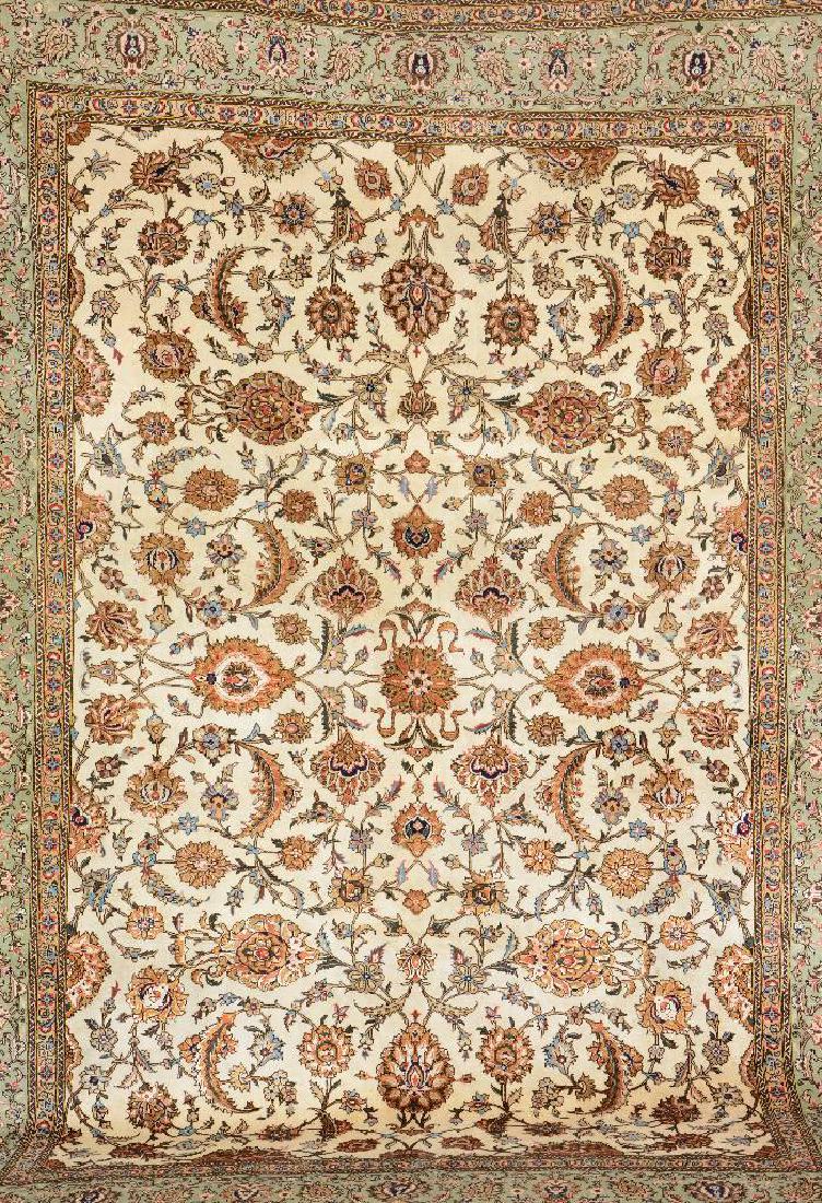 'Part-Silk' Kurk Qum 'Carpet', (1 of 1)