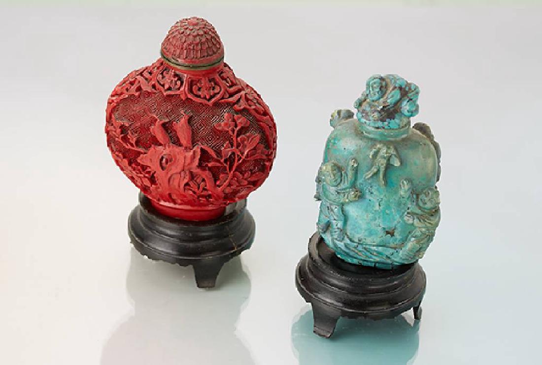 Lot 2 Snuffbottle, China approx. 1910s (1 of 1)