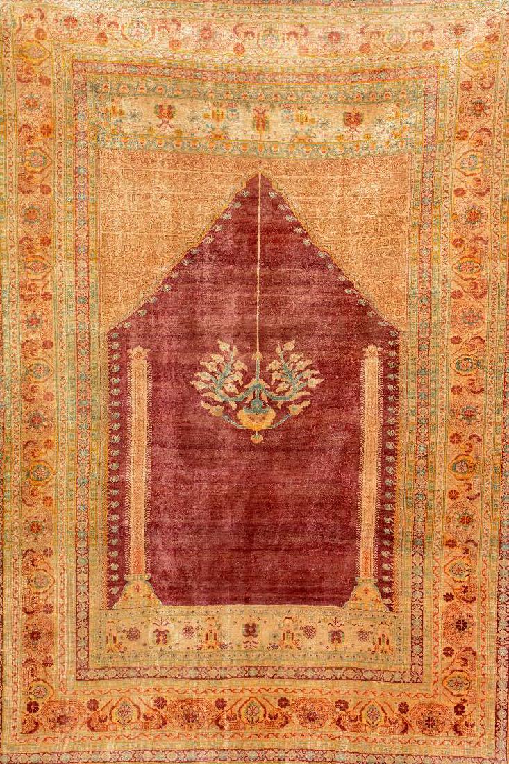 Silk Tabriz 'Hadji-Jalili' Rug, (1 of 1)