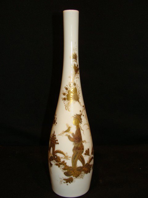 Rosenthal Porcelain Vase signed by artist: Rosenthal Porcelain Vase signed by artist
