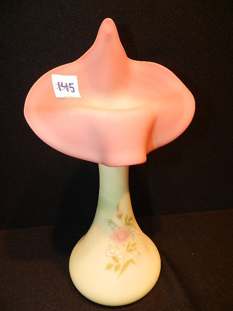 Fenton Handpainted Jack in the Pulpit: Fenton Handpainted Jack in the Pulpit