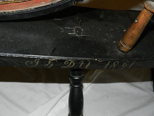1851 Norweign Spinning Wheel: 1851 Norweign Spinning Wheel