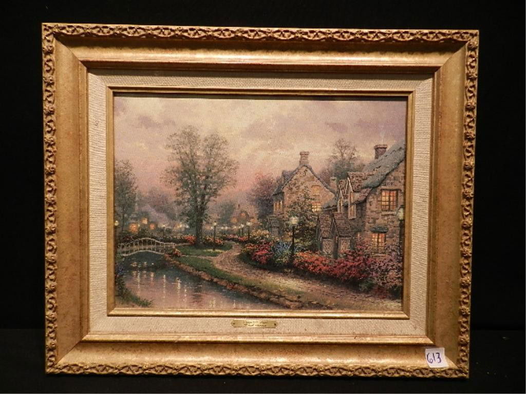 Thomas Kinkade "Lamplight Lane": Thomas Kinkade "Lamplight Lane"