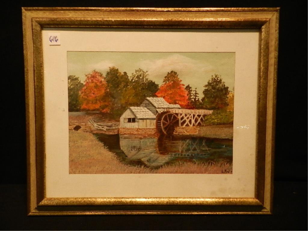Oil by L. Poole Watermill: Oil by L. Poole Watermill