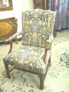 117: Chinese Chippendale Style Arm Chair "Southwood".