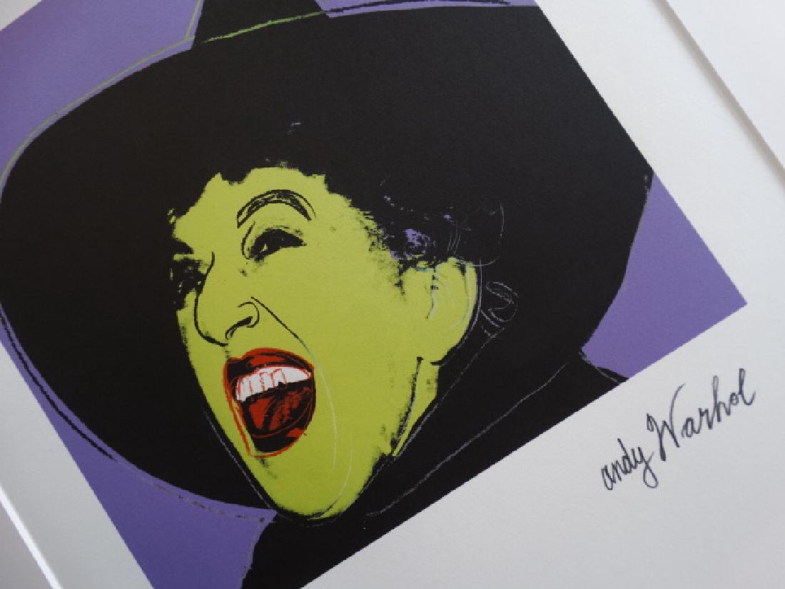 ANDY WARHOL, PLATE SIGNED AND HAND NUMBERED (1 of 4)