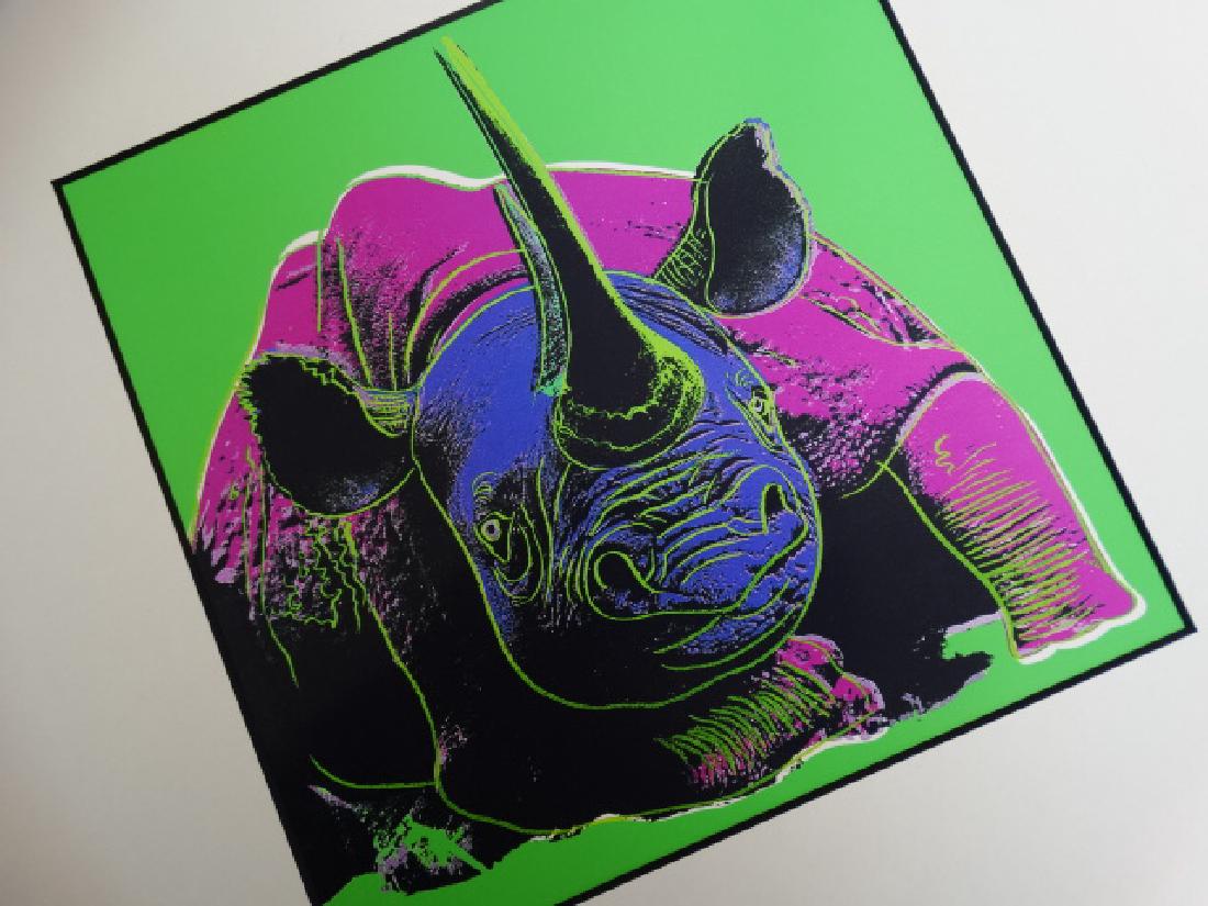 ANDY WARHOL, 1987: ANDY WARHOL, full color print on glossy paper, limited edition (1000 ex.), 20x20 cm. Ref. Art 18 Basel 1987 -ART BASEL, 40X40CM WITH THE MAT.Shipping and removal of goods: Novartia offers IN-HOUSE shi