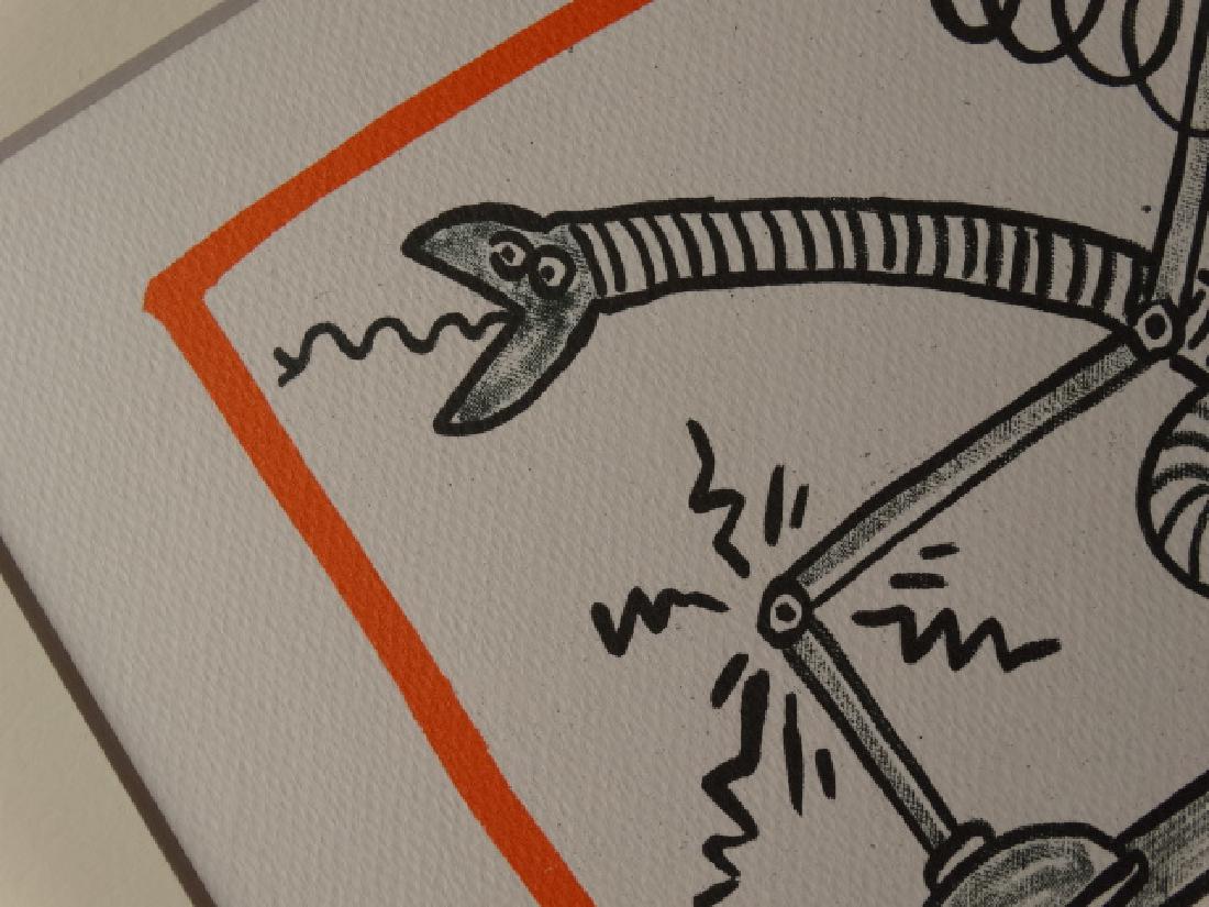 KEITH HARING LITHOGRAPH, 1990 (1 of 2)