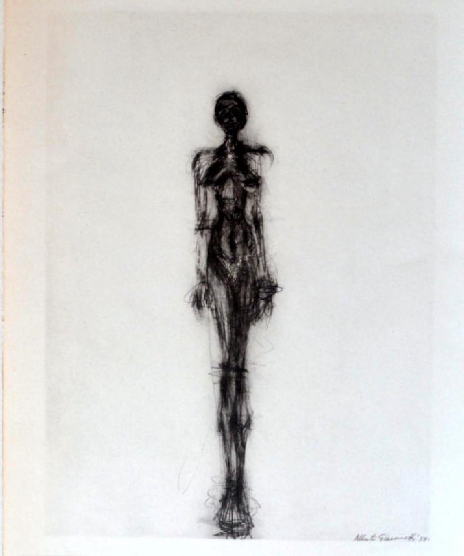 ALBERTO GIACOMETTI- Original lithograph Derrier le (1 of 3)