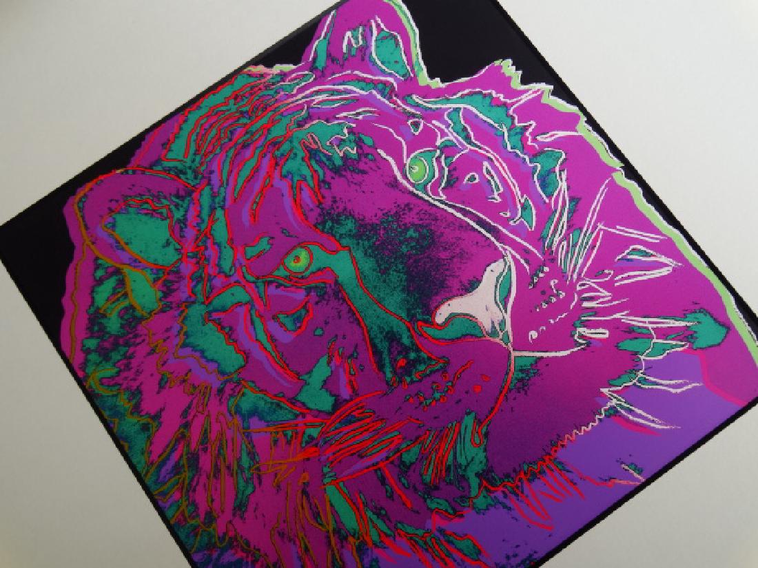 ANDY WARHOL, 1987: ANDY WARHOL, full color print on glossy paper, limited edition (1000 ex.), 20x20 cm. Ref. Art 18 Basel 1987 -ART BASEL, 40X40CM WITH THE MAT.Shipping and removal of goods: Novartia offers IN-HOUSE shi